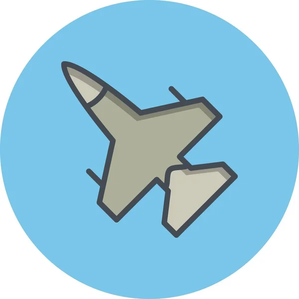 Illustratie Jet-pictogram — Stockfoto