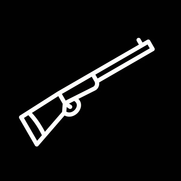 Ilustração Shotgun Ícone — Fotografia de Stock