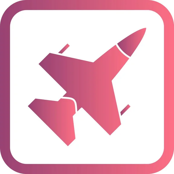 Illustrazione Jet Icon — Foto Stock