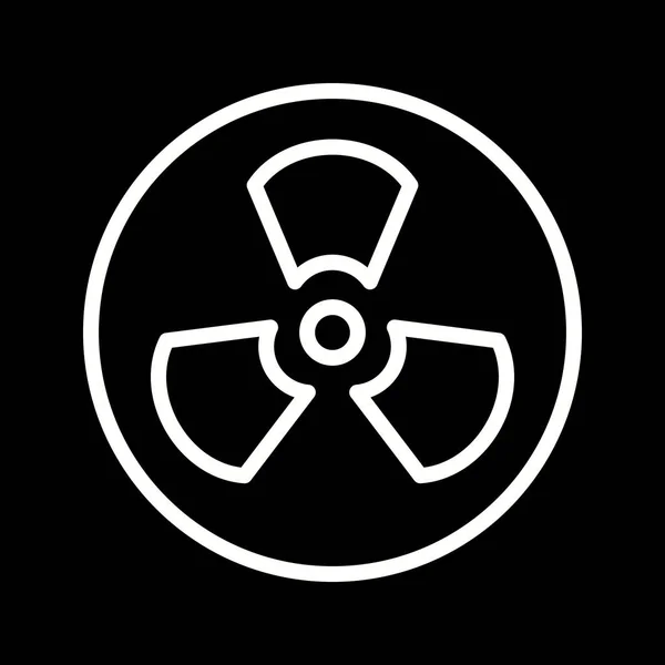 Icono de radiación de ilustración —  Fotos de Stock
