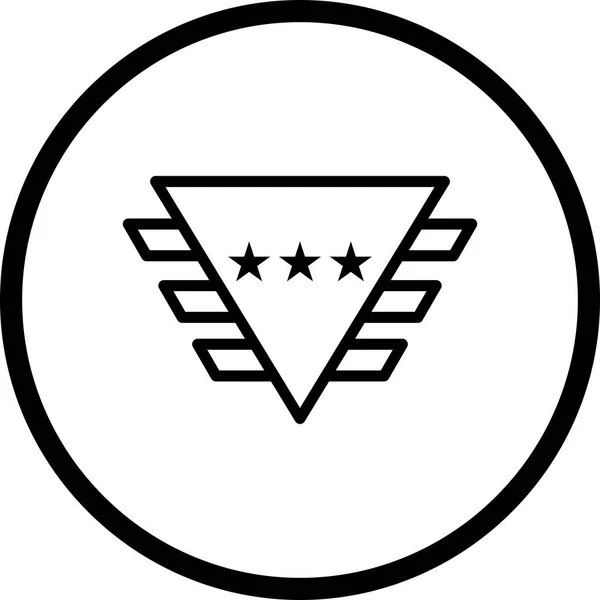 Illustration  Badge Icon — Stock Photo, Image