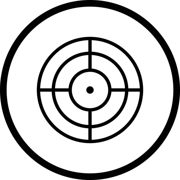 Illustration Target Icon — Stock Photo, Image