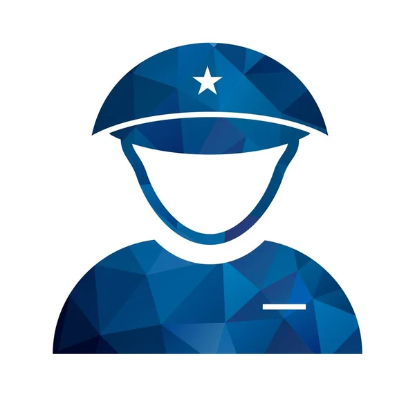 Illustration  Lieutenant Icon — Stock Photo, Image