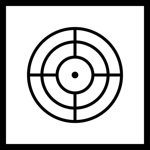 Illustration Target Icon — Stock Photo, Image