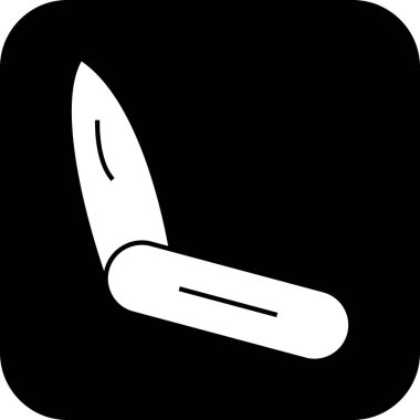 İllüstrasyon bıçak simgesi