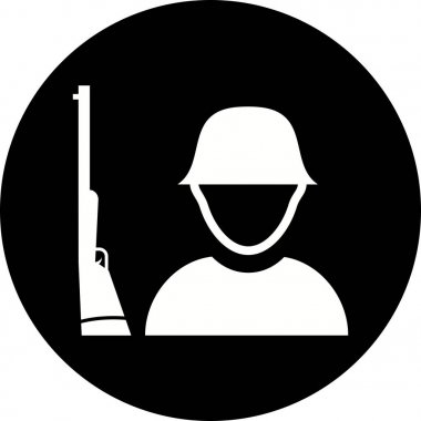İllüstrasyon solider simgesi