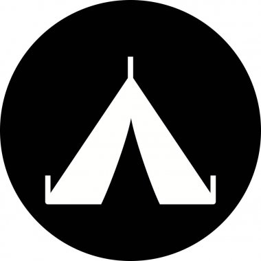 İllüstrasyon çadır simgesi