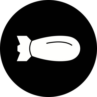 İllüstrasyon bomba simgesi