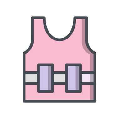 İllüstrasyon Bullet Proof jecket simgesi