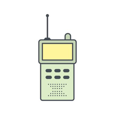 İllüstrasyon Walkie talkie Simgesi