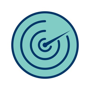 Illustration radar simgesi