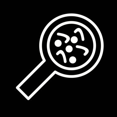 İllüstrasyon bakteri simgesi