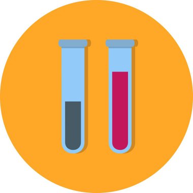 İllüstrasyon test tüpleri simgesi