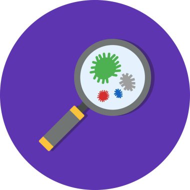 İllüstrasyon bakteri simgesi