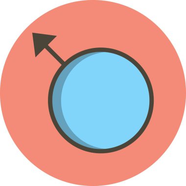 İllüstrasyon erkek simgesi