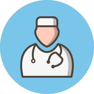 İllüstrasyon Doktor simgesi
