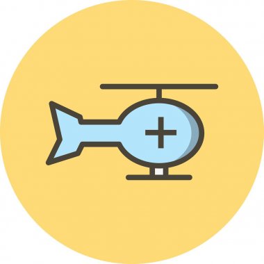 Resimde helikopter simgesi
