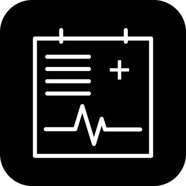 İllüstrasyon tıbbi grafik simgesi