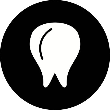 İllüstrasyon diş simgesi