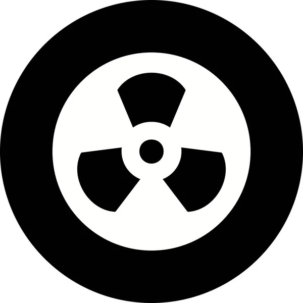 Icono de radiación de ilustración —  Fotos de Stock