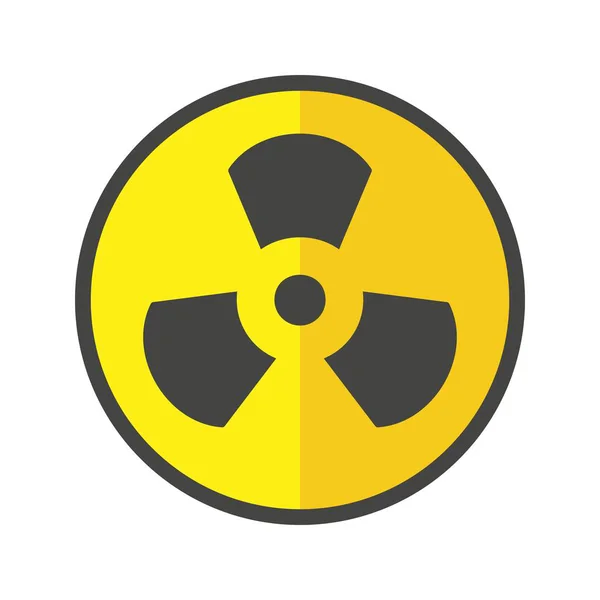 Illustratie straling icoon — Stockfoto