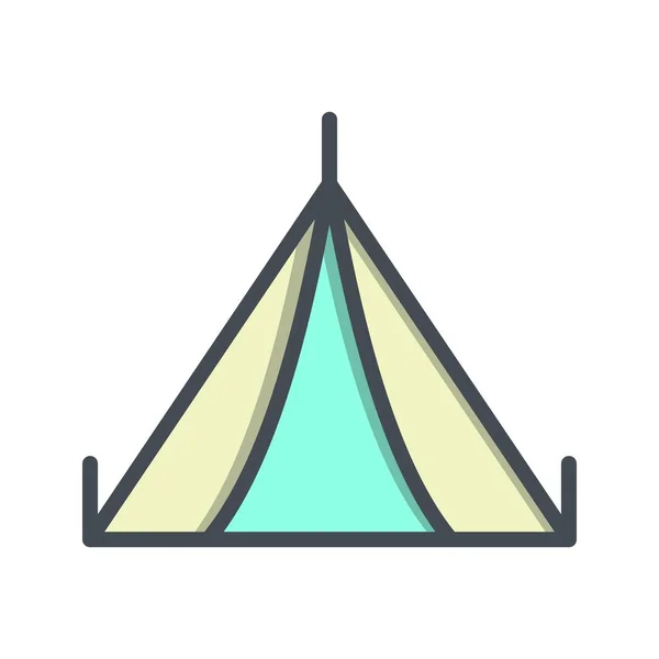 Illustrazione Icona tenda — Foto Stock