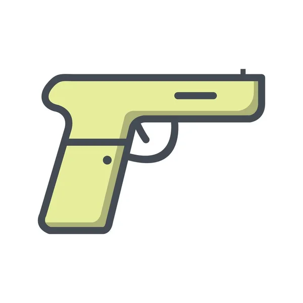 Illustration Gun Icon — Stock Photo, Image