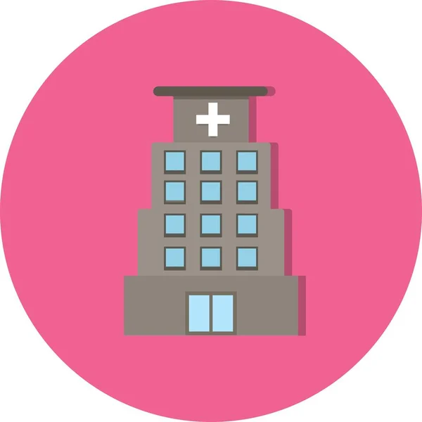 Illustratie ziekenhuis pictogram — Stockfoto