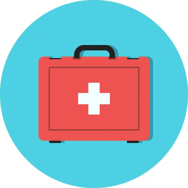 Ilustración Icono de caja de primeros auxilios —  Fotos de Stock