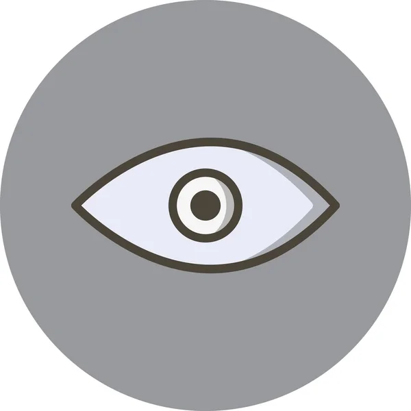 Icono de ojo de ilustración — Foto de Stock