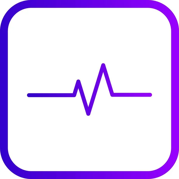 Illustration  Pulse Rate Icon — Stock Photo, Image