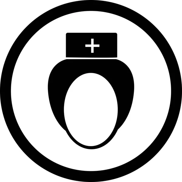 Illustration Krankenschwester-Symbol — Stockfoto