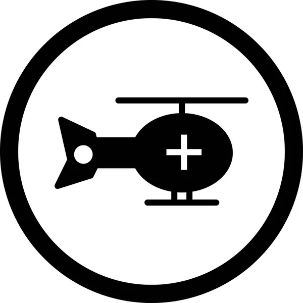 Ícone de helicóptero de ilustração — Fotografia de Stock