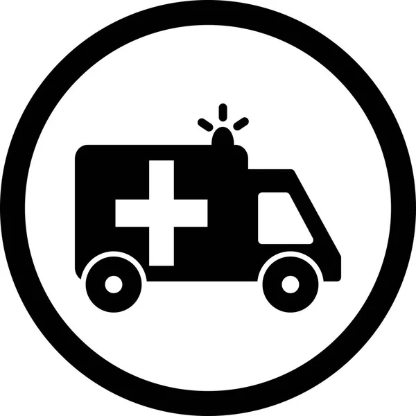 Иллюстрационная икона скорой помощи — стоковое фото