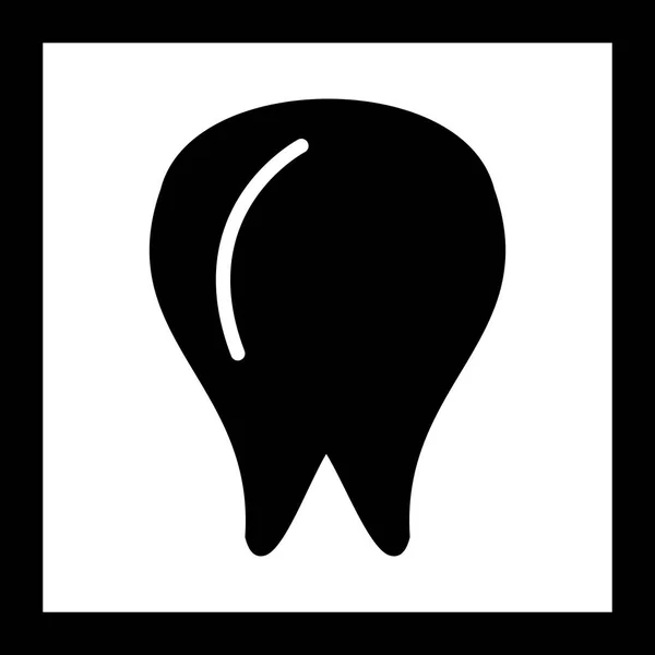 イラスト歯のアイコン — ストック写真