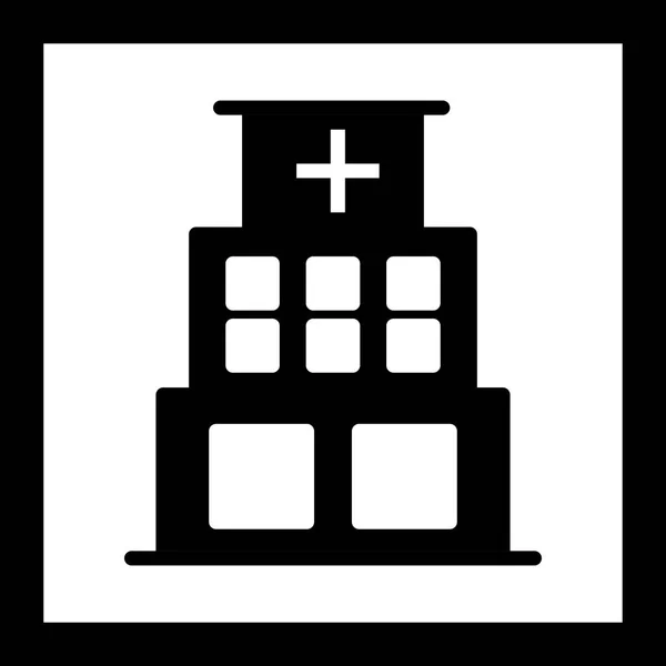 Illustratie ziekenhuis pictogram — Stockfoto