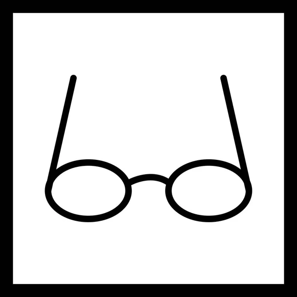 Icono de gafas de ilustración — Foto de Stock