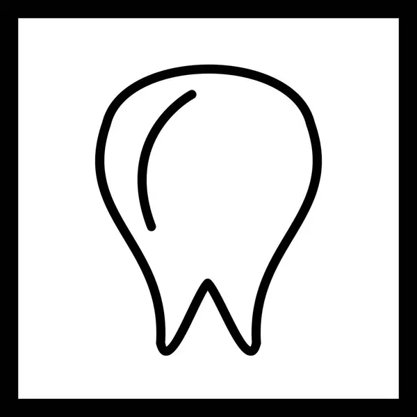 Illustration  Tooth Icon — Stock Photo, Image