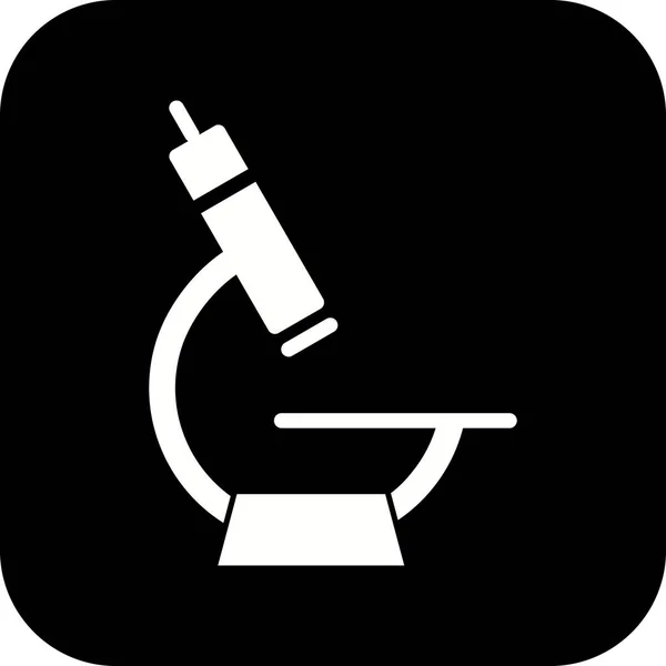 Icona microscopio illustrazione — Foto Stock