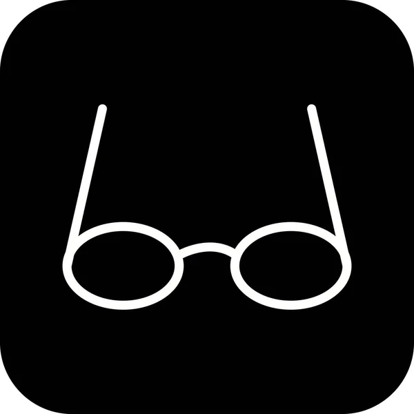 Illustrazione occhiali icona — Foto Stock
