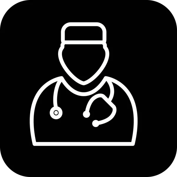 Ilustración Doctor Icon — Foto de Stock