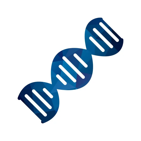 Ícone de DNA de ilustração — Fotografia de Stock