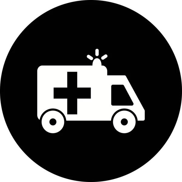 Icono de Ilustración Ambulancia — Foto de Stock