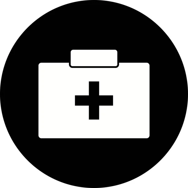 Ілюстрація Піктограма першої коробки допомоги — стокове фото