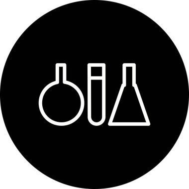 İllüstrasyon test tüpleri simgesi