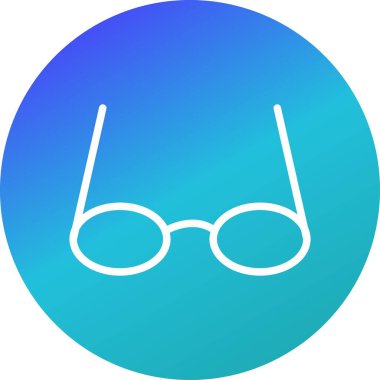 İllüstrasyon gözlük simgesi