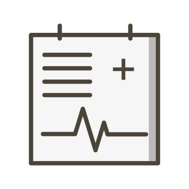 İllüstrasyon tıbbi grafik simgesi