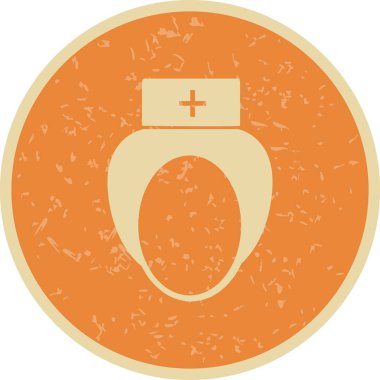 İllüstrasyon hemşire simgesi