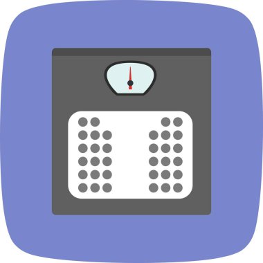 İllüstrasyon tartma makinesi simgesi