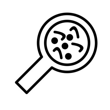 İllüstrasyon bakteri simgesi